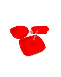 Generica Set de Moldes de Silicona 4 piezas
