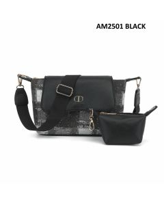 Handbag Cartera Crossbody - Modelo: AM2501BK