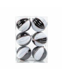 Maranelo Set de Bolas Navideñas 10 cm - 6 piezas