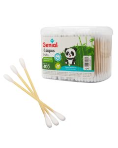 Hisopos de Bambú para Bebé 400 piezas