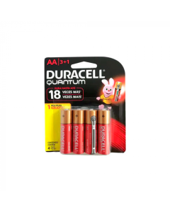 Duracell Baterías AA 3+1 Quantum