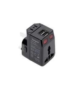 Targus | Kit De Adaptador Mundial Con 2 Puertos Usb | Negro - Link Promo