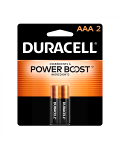 Duracell Baterías Alcalina tipo AAA | Duracell | Paquete de 2 unidades 