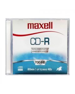 Maxell Estuche Slim CD-R de 700 MB 