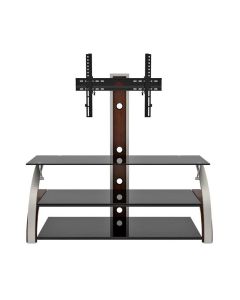 Mueble para Tv Z-Line Báltico | Capacidad Max de los Vidrio hasta 150 Lb - Negro