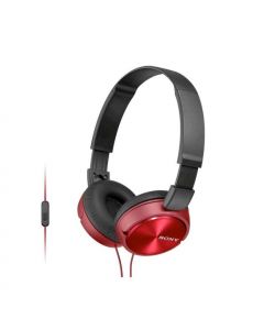 Sony Audífonos Tipo Diadema Con Cable Color Rojo