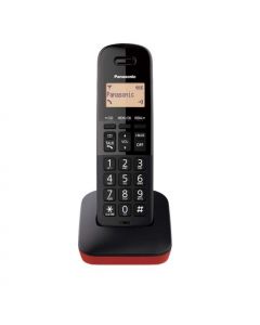 Panasonic Teléfono Inalámbrico Dect Lcd 1.4" Rojo