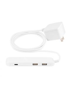 Jasco Estación De Carga | Ultrapro | 2 Usb-A | 1 Usb-C | Blanco