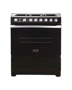 Frigidaire Estufa A Piso Gas 30" 6 Quemadores Negro