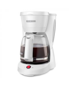 Cafetera | Black And Decker | 12 Tazas | Filtro Permanente | Jarra Vidrio | Blanco