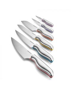 Set De Cuchillos Con Protectores 12 Piezas Cuisinart | De Acero Inoxidable De Alto Carbono - Link Promo