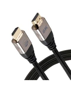 Jasco Cable Hdmi Ultrapro 8k 2.1 | 6ft. | Alta Velocidad 48gbps | 8k @ 60hz | 4k 1440p 1080p @ 120hz | Hdr Vrr Earc Qms | Compatible con Ps5 Xbox Series X, Roku Tv, Streaming, Tv, Monitor