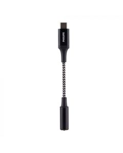Jasco Adaptador Philips USB-C A | 3,5 Mm | Negro