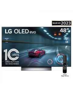 LG Televisor OLED 48'' C3 4K SMART TV con ThinQ AI 