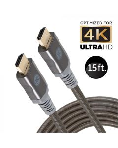 Jasco Cable HDMI 4K GE de 15 Pies con Ethernet | Gris 