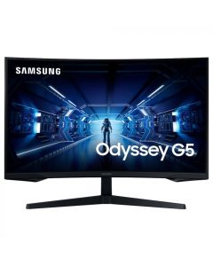 Samsung Monitor Curvo Gaming WQHD 27" Odyssey G5 | Máx. 144 Hz | Curva 1000R | HDR10 | Premium de FreeSync