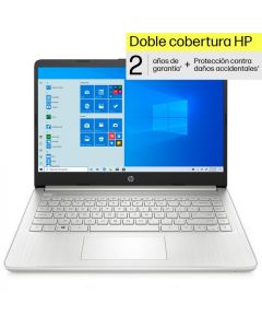 Laptop HP 14-dq5029la | Intel Core i5 | 8GB | 256GB SSD | 14" HD | Windows 11 Home | Plateado natural | 2 Años de Garantía + ADP