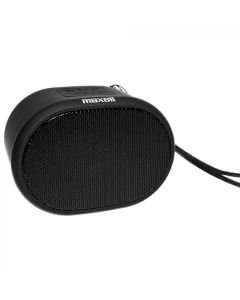 Maxell Mini Bocina inalámbrica portátil Bass13 | Bluetooth | FM Radio | MicroSD | USB | AUX-in | IPX2 | Negro