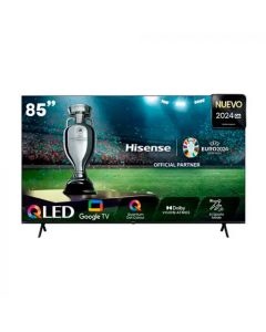 Hisense Televisor 85" | QLED | 4K UHD | Google TV | 2 años de garantía | Negro