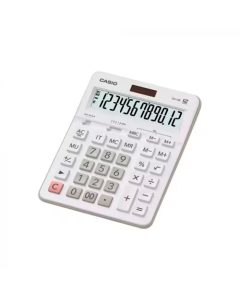 Casio Calculadora de mesa | Batería solar | Blanca