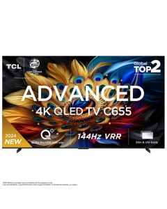 Tcl Televisor QLED 98" | C655 | UHD 4K | Smart TV | Dolby Atmos 