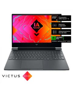 Hp Laptop Gaming Victus 15-fb2026la 15.6" | AMD Ryzen 5 | 8GB RAM | 512GB SSD |  NVIDIA GeForce RTX 2050 | FHD | Windows 11 Home | Mica silver