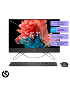 HP Desktop HP All-In-One 24-Cb1023la PC 23.8" | Intel Core I3 | 8GB RAM | 512GB SSD | FHD | Windows 11 Home | Negro