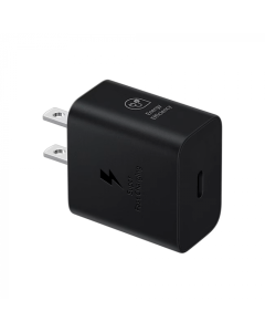 Samsung Adaptador | 25W | Compatible con cables USB tipo C | Sin Cable | Carga rápida | Negro 