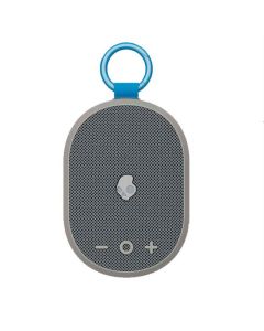 Skullcandy Bocina Inalámbrica Kilo | Wireless Bluetooth | Impermeable | Hasta 24 Horas de Batería | Clip Incorporado | Gris Claro 