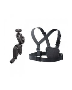 Insta360 Soporte para Cámara | X Bike Bundle | Correa de Pecho Ajustable | Negro