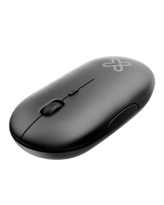 Klip Xtreme Mouse Inalámbrico Slimsurfer Delgado de 4 Botones | Sensor Óptico Hd | Mouse Silencioso | Negro 