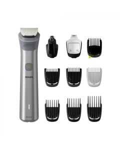 Philips Afeitadora Multigroomer | 10 Accesorios | Para Cara, Cabello, Cuerpo | Impermeable | Hasta 120 Minutos de Uso