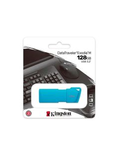 Kingston Memoria Usb 3.2 Data Traveler Exodia | 128 Gb | Turquesa