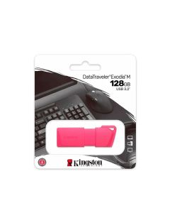 Kingston Memoria USB 3.2 Data Traveler Exodia | 128gb | Rosa Neón 