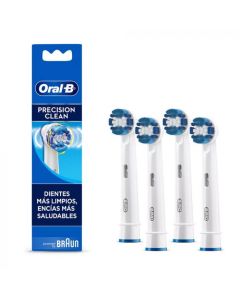 Oral B Repuesto para Cepillos Eléctricos Oral-B Precision Clean 4 Piezas