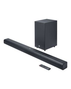 JBL Barra de Sonido | 3.1 Canales | Dolby Atmos Virtual | Subwoofer Inalámbrico | Negro