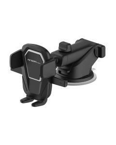 Argom Soporte para Teléfono Móvil para Coche | Brazo Telescópico de Un Solo Toque | Negro 