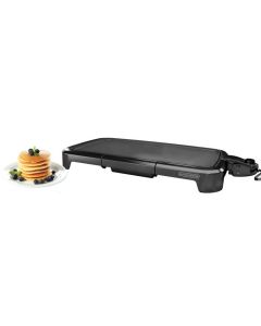 Black and Decker Plancha Electrica | Tamaño Familiar | 1500 watts | Negro