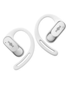 Shokz Audífonos Inalámbricos Deportivos Open Fit Air | hasta 28 Horas de Escucha Aprox.| Blanco