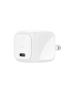 Belkin Cargador de Pared Compacto | Diseño Cubo | USB-C | 30 W | Carga Rápida | Blanco