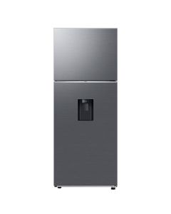 Samsung Refrigeradora Top Freezer | 14.5p3 | 410 L | Digital Inverter | Twin Cooling | Optimalfresh+ | AI Energy | Wifi Integrado | Dispensador de Agua | Plateado