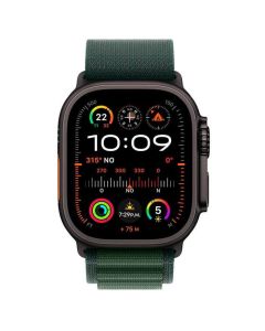 Apple Watch Ultra 2 (Gps + Celular) 49mm | Reloj Negro con Correa Verde Oscuro | M 