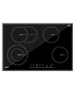 Drija Estufa Eléctrica Berlín 76" | Vitrocerámica | 4 Quemadores | Control Frontal Táctil | Negro