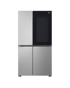 LG Refrigerador Side By Side 24.5 P3 | Linear Cooling | Brushead Steel | Instaview | 10 Años de Garantía en el Compresor 