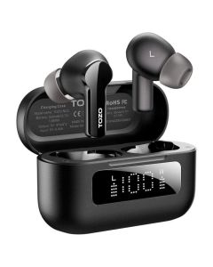 Tozo Audífonos Inalámbrico Aerosound2 | Cancelación de Ruido | Bluetooth | 40 Horas de Reproducción | Negro