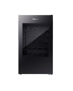 Hisense Vinera 3.3p3 Hisense| 34 Botellas | Luz Led Suave | Vidrio Templado | Rejilla Ajustable | Triple Protección Óptica | Panel de Control Táctil | Negro