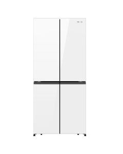 Hisense Refrigerador Cross Door | 17 Cu.Ft. | Inverter | Ice Maker | 10 Años de Garantía en el Compresor | Blanco