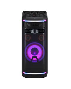 Lg Equipo de Sonido Tipo Torre | 2000w | Bluetooth | 2 Canales | Karaoke Star | Pro Dj Wheel | Negro