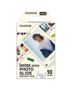 Fuji Photo Film Papel Fotográfico Fujifilm Instax Mini Slide | 10 Hojas | Blanco