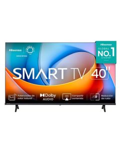 Hisense Televisor 40" | Fhd 2k | Sistema Vidaa | Dts Virtual | Wifi | 1 Año de Garantia